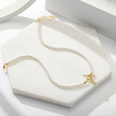 Initial Pearl Necklaces for Women