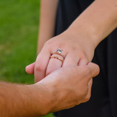 Turandoss Silver Wedding Moissanite Rings for Women, S925 Sterling Silver Diamond Ring for Women, Birthday Christmas Gift for Mom, Wife, Silver Jewelry