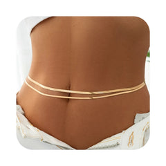 2PCS Snake Waist chain for Women
