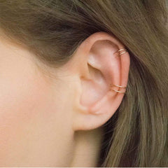 Turandoss Silver Gold Nose Rings for Women Men, 20g Surgical Steel Nose Septum Lip Cartilage Ring Hypoallergenic, Valentine's Day Piercing Jewelry