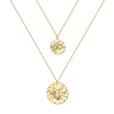 2PCS - Small Bee&Big Bee Layered Necklaces for Women