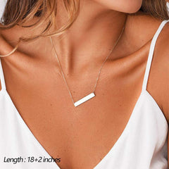 3PCS Pearls&Bar&Hammered Disc Dainty Layered Choker Necklace