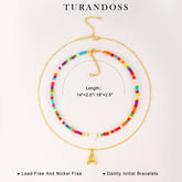 Beaded Choker Necklace for Women Teen Girls