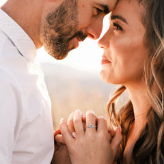 Turandoss Silver Wedding Moissanite Rings for Women, S925 Sterling Silver Diamond Ring for Women, Birthday Christmas Gift for Mom, Wife, Silver Jewelry