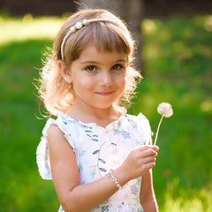 Turandoss Unicorn Bracelet Gifts for Girls - Pink Pearl and Rhinestone Balls Heart Initial Unicorn Bracelets Jewelry Birthday Gifts for Daugher