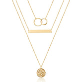 Bar Disc Necklace