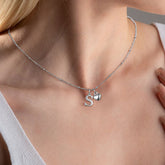 Heart Initial Necklace