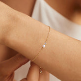 Turandoss Gold Pearl Bracelets for Women Girls - 18K Gold Plated Freshwater Pearl Beaded Bracelet, Dainty Link Bracelets, Christmas Gifts, 6+2In