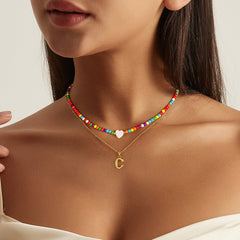 Beaded Choker Necklace for Women Teen Girls