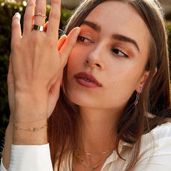 Chain&Butterfly Dainty Gold Bracelets for Women