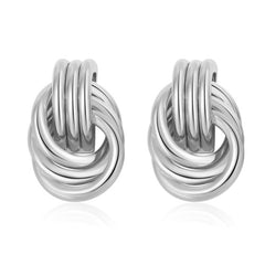 Turandoss Trendy 14K Gold Plated Knot Earrings for Women Chunky Statement Drop Dangle Earrings Lightweight Hypoallergenic Fashion Accessories Jewelry Gifts for Women Her
