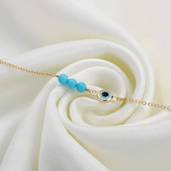 Evil Eye Dainty Gold Bracelets for Women