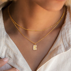 Layered Gold Bubble Necklaces for Women