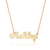 Turandoss 18K Gold Custom Name Necklace for Women Girls, Personalized Chain Penant Necklace, Gold Jewelry for Women, Birthday Christmas Gifts 2025