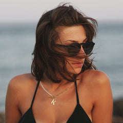 Turandoss 14K Gold Plated Gold Initial Pearl Ot Choker Necklace for Women, Dainty Paperclip Link Chain Toggle Clasp Necklace Letter A-Z Jewelry for Christmas Birthday Wedding Gifts Idea Women Girls