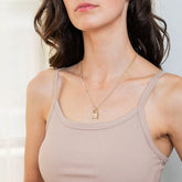 Turandoss Layered Lock Necklaces for Women 14K Gold Plated Toggle Clasp Paperclip Chain Necklace Mini Lock Pendant Necklace Gold Jewelry Padlock Link Chain Necklace for Women Jewelry Gifts