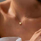 Turandoss 4 5 6 7 8 9 10 11 12 13 14 15 16 17 18 Year Old Birthday Gifts for Tween Teen Teenage Girl Birthday Gift Idea Dainty Gold Plated Tiny Heart Pendant Choker Necklace Women Cute Jewelry