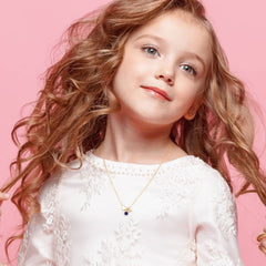 Turandoss Initial Blue Cz Necklaces for Women Girls Trendy 14K Gold Plated Letter A-Z Necklace Dainty Birthstone Pendant Name Necklace Personalized Birthday Christmas Gifts for Women Girls Jewelry