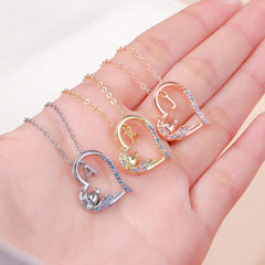 Turandoss 4 5 6 7 8 9 10 11 12 13 14 15 16 Year Old Birthday Gifts for Tween Teen Teenage Girl Gift Idea Colorful Cz Initial A-Z Heart Unicorn Pendant Necklaces for Women Jewelry