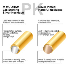 Turandoss 14K Gold Plated Choker Tiny Heart Name S925 Sterling Silver Pendant Necklace for Women Girls Kids Letter A-Z Cute Jewelry Personalized Birthday Gifts Gifts for Women Teen Girls Fashion