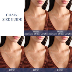 Turandoss Solid 925 Sterling Silver Chain Necklace for Women 1.5mm Sterling Silver Twisted Rope Hypoallergenic Soft Sturdy 16-26 inches Jewelry Easter Birthday Gifts for Women Men