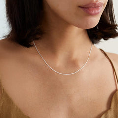 Turandoss Solid 925 Sterling Silver Chain Necklace for Women 1.5mm Sterling Silver Twisted Rope Hypoallergenic Soft Sturdy 16-26 inches Jewelry Easter Birthday Gifts for Women Men