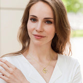 Turandoss Heart Initial Necklaces for Women Dainty 14K Gold Plated CZ Heart Pendant with Tiny Letter A-Z Non Tarnish Waterproof Trendy Jewelry Valentines Day Birthday Gifts for Women Girls