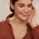 Turandoss S925 Sterling Silver Initial Necklaces for Women Dainty A-Z Letter Pendant Waterproof Hypoallergenic Jewelry Birthday Anniversary Gifts for Women Teen Girls