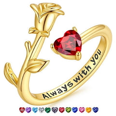 Turandoss 18K Gold Plated Initial Rings for Women Trendy Adjustable Letter A-Z Dainty Heart Cubic Zirconia Initial Ring Birthday Graduation Gifts for Her Teen Mom Girlfriend Ideas