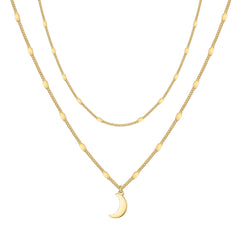 Moon Dainty Gold Choker Necklaces