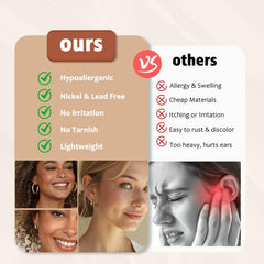 Turandoss 9Pairs 14k Gold Silver Hoop Earrings for Women Girls - Small Hypoallergenic Earrings Set, Gold Jewelry for Women Trendy, Teen Girl Gifts