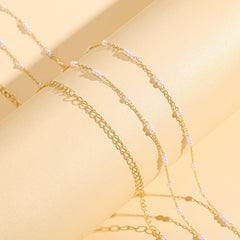 Turandoss Waist Chains for Women 18K Gold Plated Pearl Belly Body Chains Bohemian Beach Bikini Fashion Body Accessories Waterproof Adjustable Body Chain Jewelry for Women Gift