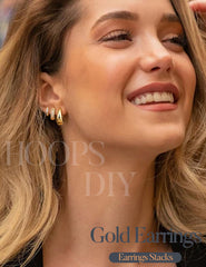Turandoss 3 Pairs Small Chunky Hoop Earrings Set for Women 14K Gold Plated Hypoallergenic Non Tarnish Huggie Hoops Stacks Lightweight Multiple Piercing Jewelry for Women Teen Girls