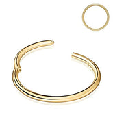 Turandoss Silver Gold Nose Rings for Women Men, 20g Surgical Steel Nose Septum Lip Cartilage Ring Hypoallergenic, Valentine's Day Piercing Jewelry