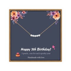 Pearl Necklace for 7-Year-Old