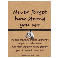 String Bracelet for Girls Elephant Gifts