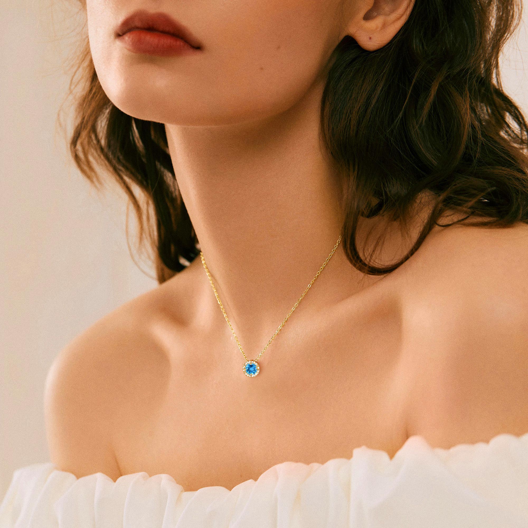 Birthstone Necklace for Women