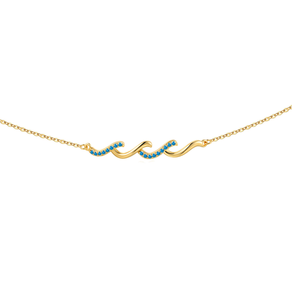 Turandoss Gifts for Women Friendship Gifts for Her Bracelets 14K Gold Plated Zirconia Wave Jewelry Birthday Teacher Appreciation Mothers Day Graduation Gifts for Her Mom Kids Teen Girls Wife Ideas