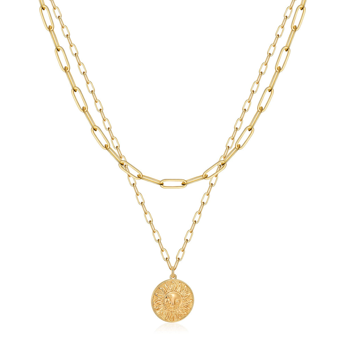 Sun Coin  Necklaces