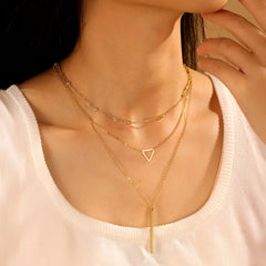 Turandoss Layered Necklaces for Women - 14K Gold Plated Handmade Multilayer Bar Pearls Coin Disc Moon Butterfly Medallion Adjustable Dainty Layered Choker for Women Jewelry