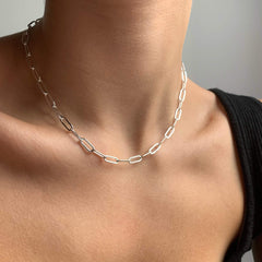 Silver Chain&Medallion Necklaces
