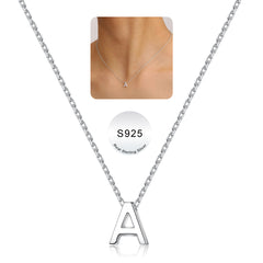 Turandoss Initial Necklace for Women, Letter A-Z Pendant Jewelry for Teen Girls