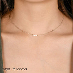 2PCS Pearls&Circle Dainty Layered Choker Necklace