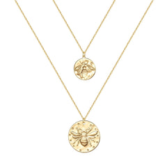 2PCS - Small Bee&Big Bee Layered Necklaces for Women