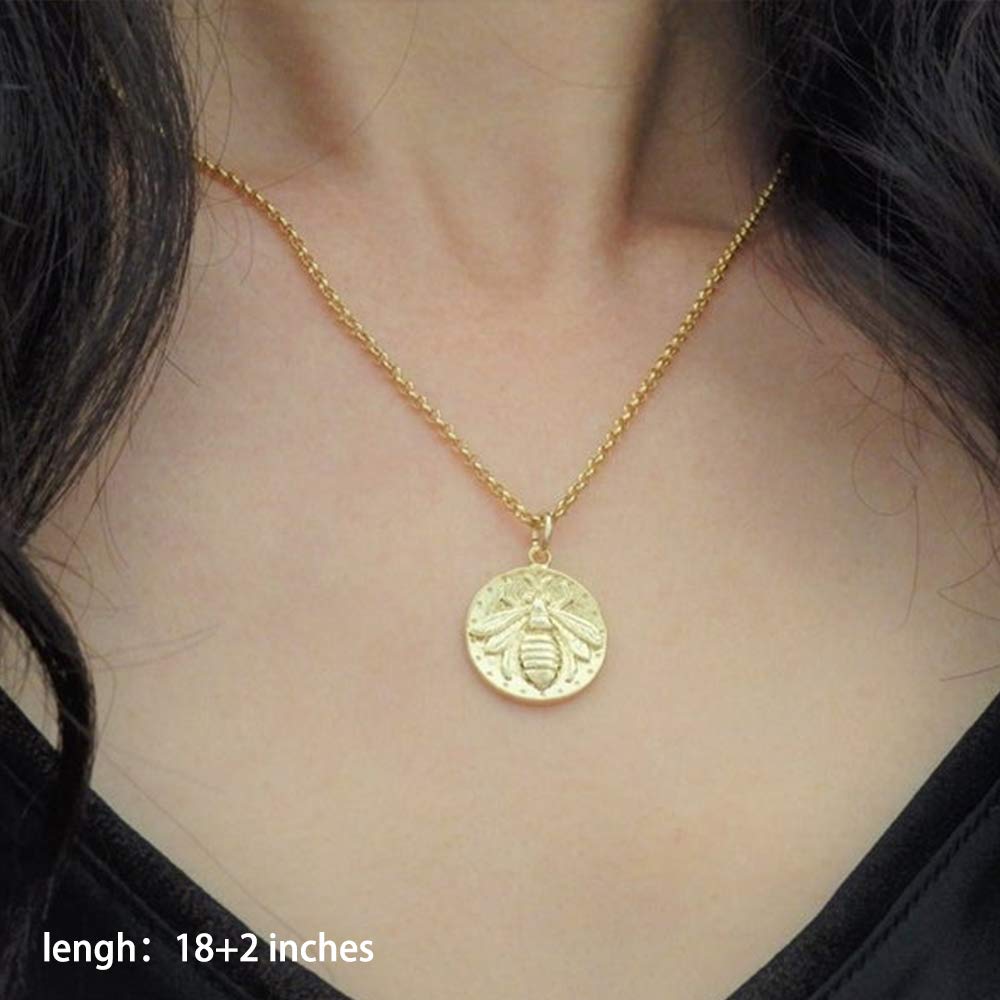 2PCS - Small Bee&Big Bee Layered Necklaces for Women