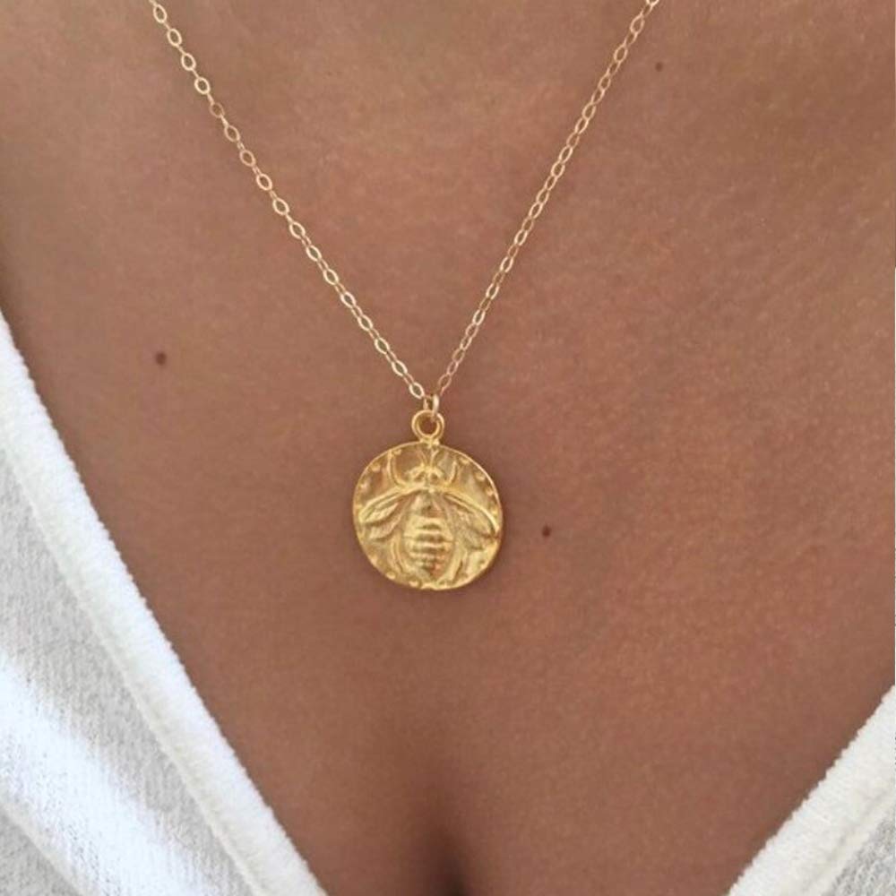 2PCS - Small Bee&Big Bee Layered Necklaces for Women