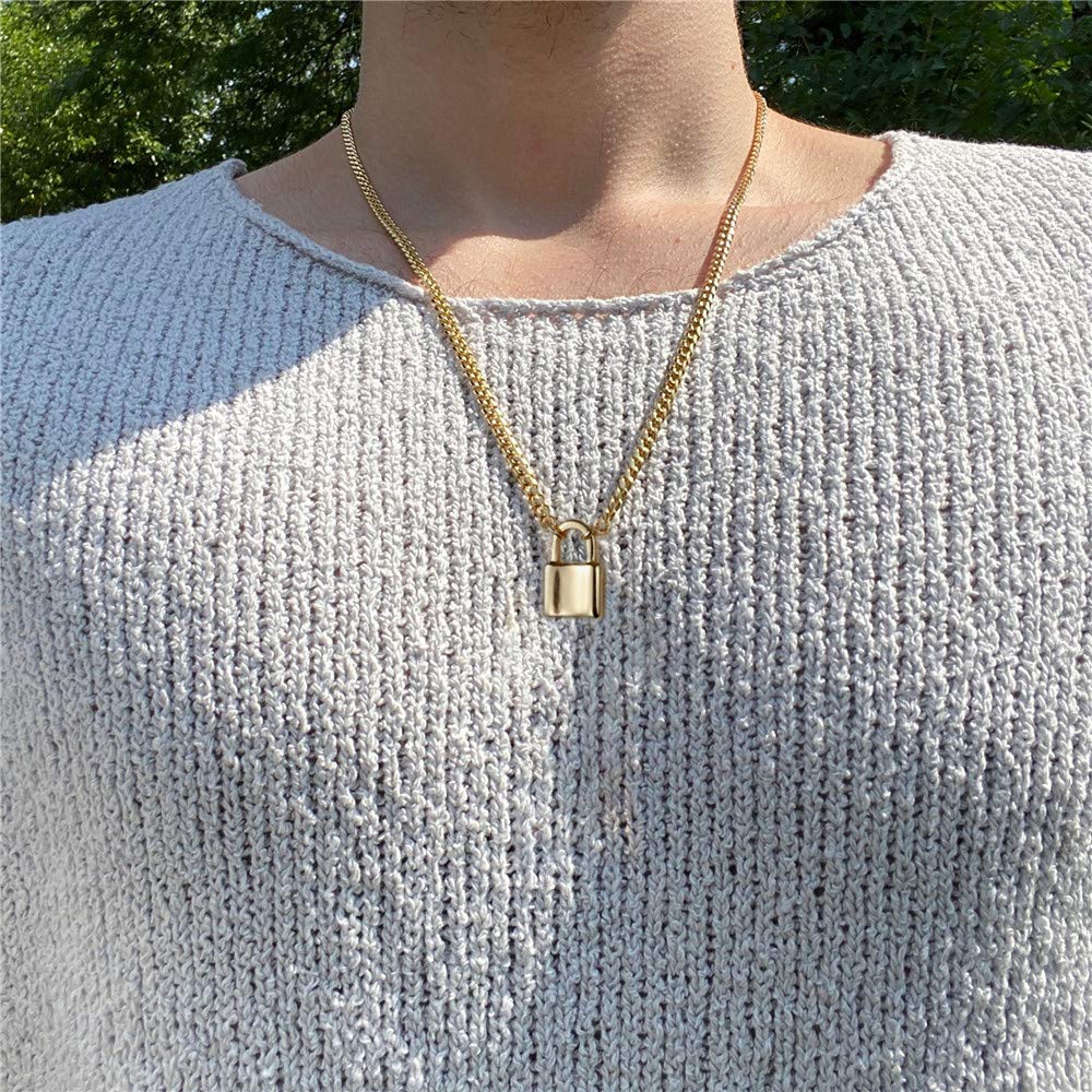 2PCS Key&Lock Dainty Layered Choker Necklace