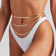 3PCS Snake Waist chain for Women