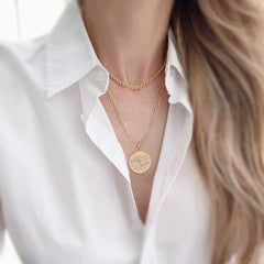 Layered Evil Eye Necklaces