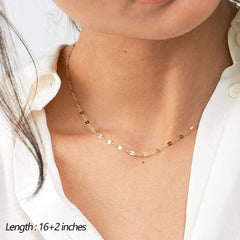 3PCS Chain&Bar&Disc Dainty Layered Choker Necklace